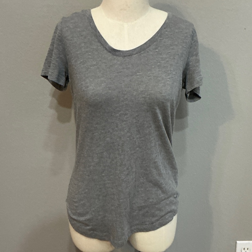 PINK Victoria's Secret Heather Gray Short Sleeve Tee